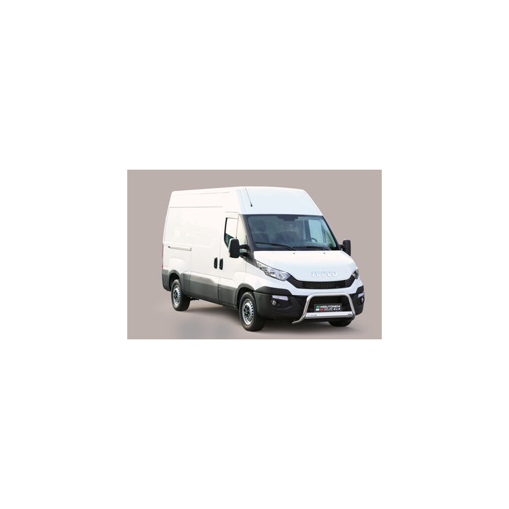 EC Homologated Bullbar, Misutonida 4x4 Medium Bar, Color Silver, Iveco Daily - EDK.ro