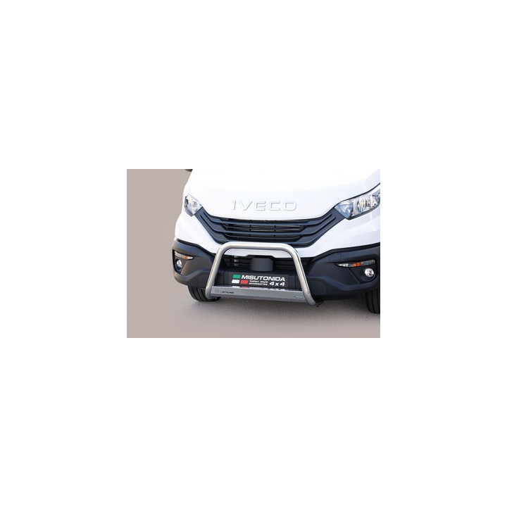 EC Homologated Bullbar, Misutonida 4x4 Medium Bar, Color Silver, Iveco Daily - EDK.ro