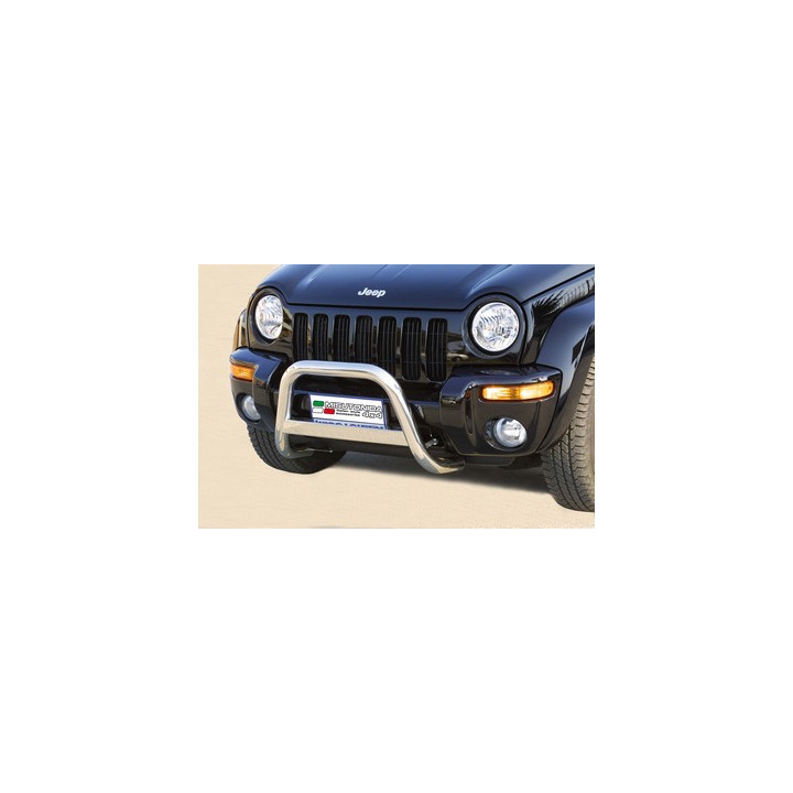 Bullbar Omologat RAR, Misutonida 4x4 Medium Bar, Culoare Negru, Jeep Cherokee - EDK.ro