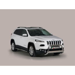 EC Homologated Bullbar, Misutonida 4x4 Medium Bar, Color Black, Jeep Cherokee - EDK.ro