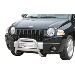 Bullbar Omologat RAR, Misutonida 4x4 Medium Bar, Culoare Negru, Jeep Compass - EDK.ro