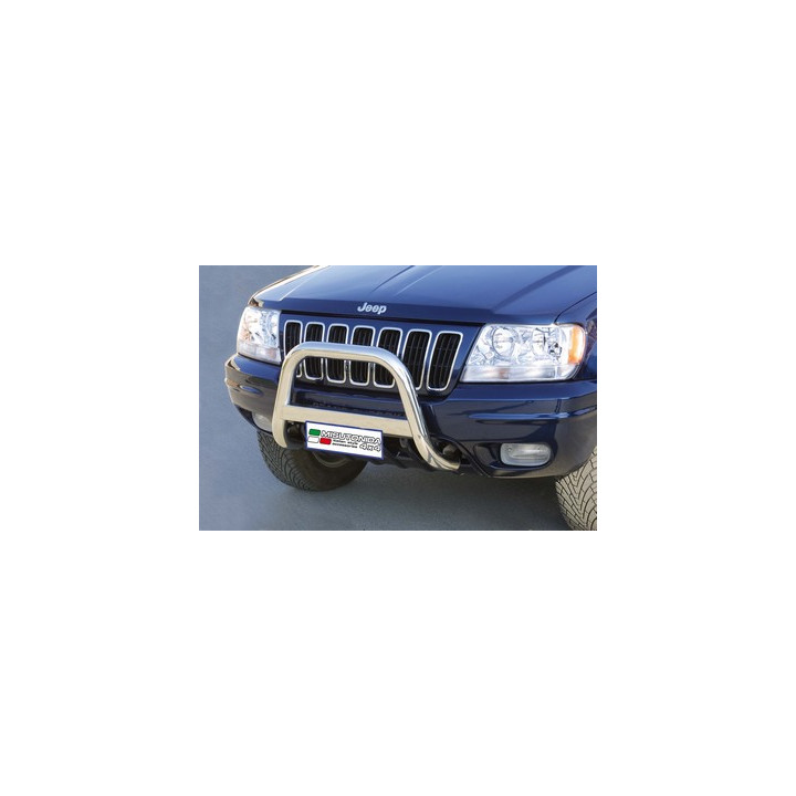 Bullbar Omologat RAR, Misutonida 4x4 Medium Bar, Culoare Negru, Jeep Grand Cherokee - EDK.ro