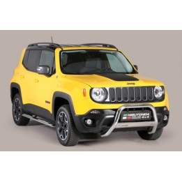 EC Homologated Bullbar, Misutonida 4x4 Medium Bar, Color Black, Jeep Renegade - EDK.ro