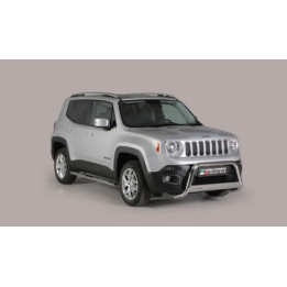 Bullbar Omologat RAR, Misutonida 4x4 Medium Bar, Culoare Negru, Jeep Renegade - EDK.ro