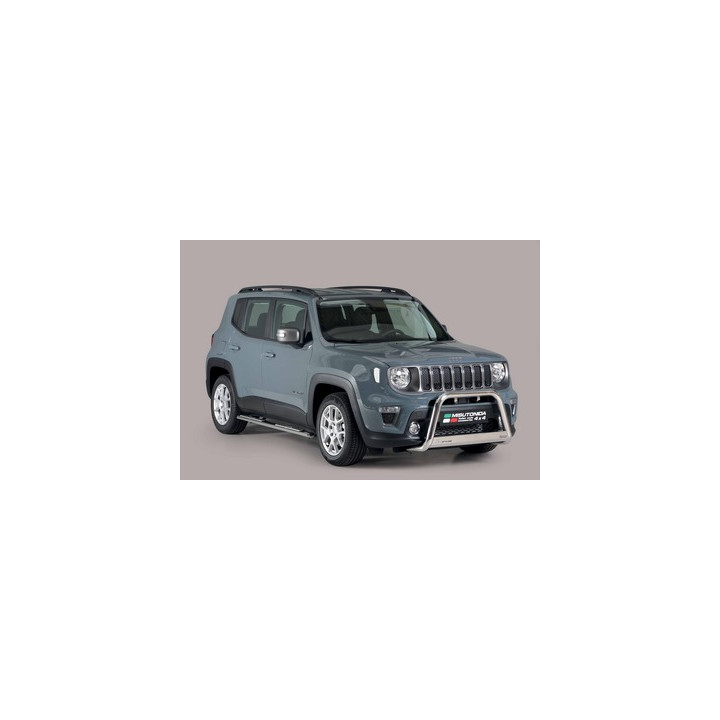 EC Homologated Bullbar, Misutonida 4x4 Medium Bar, Color Silver, Jeep Renegade - EDK.ro
