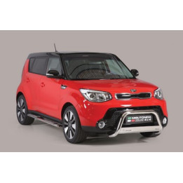 Bullbar Omologat RAR, Misutonida 4x4 Medium Bar, Culoare Argintiu, Kia Soul - EDK.ro