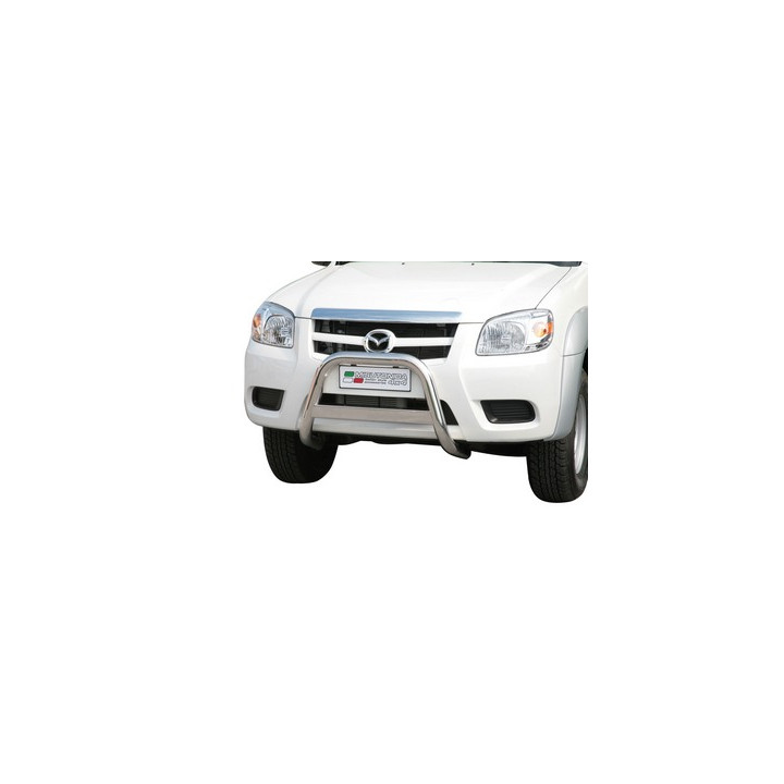 EC Homologated Bullbar, Misutonida 4x4 Medium Bar, Color Silver, Mazda BT-50 - EDK.ro