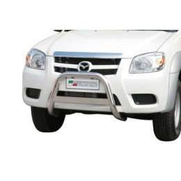 EC Homologated Bullbar, Misutonida 4x4 Medium Bar, Color Black, Mazda BT-50 - EDK.ro