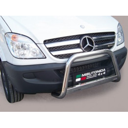EC Homologated Bullbar, Misutonida 4x4 Medium Bar, Color Silver, Mercedes-Benz Sprinter - EDK.ro