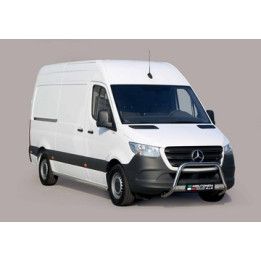 EC Homologated Bullbar, Misutonida 4x4 Medium Bar, Color Silver, Mercedes-Benz Sprinter - EDK.ro