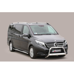 Bullbar Omologat RAR, Misutonida 4x4 Medium Bar, Culoare Negru, Mercedes-Benz V-Class - EDK.ro
