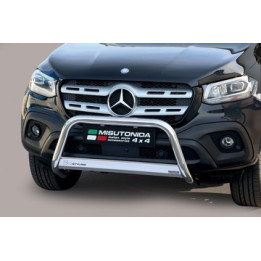 Bullbar Omologat RAR, Misutonida 4x4 Medium Bar, Culoare Argintiu, Mercedes-Benz X-Class - EDK.ro