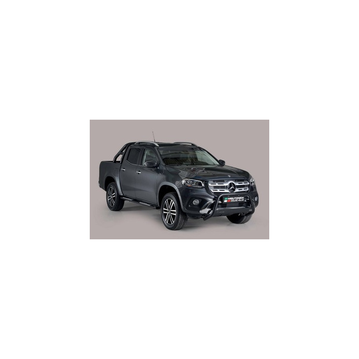 EC Homologated Bullbar, Misutonida 4x4 Medium Bar, Color Black, Mercedes-Benz X-Class - EDK.ro