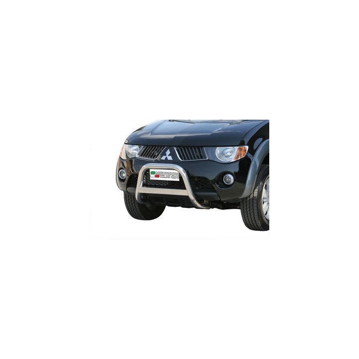 Bullbar Omologat RAR, Misutonida 4x4 Medium Bar, Culoare Argintiu, Mitsubishi L200 2006 - 2009 - EDK.ro