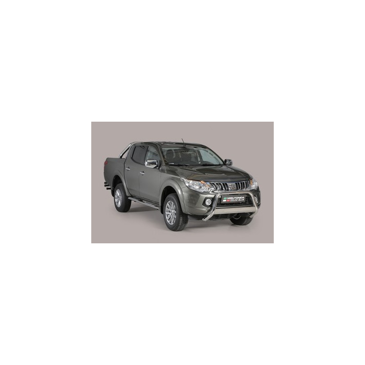 Bullbar Omologat RAR, Misutonida 4x4 Medium Bar, Culoare Negru, Mitsubishi L200 2015 - 2018 - EDK.ro