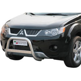 EC Homologated Bullbar, Misutonida 4x4 Medium Bar, Color Silver, Mitsubishi Outlander - EDK.ro