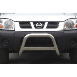 EC Homologated Bullbar, Misutonida 4x4 Medium Bar, Color Silver, Nissan Navara 2002 - 2005 - EDK.ro