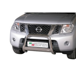 Bullbar Omologat RAR, Misutonida 4x4 Medium Bar, Culoare Negru, Nissan Navara 2010 - 2015 - EDK.ro