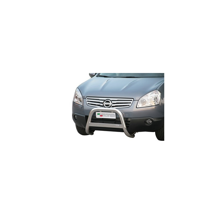 EC Homologated Bullbar, Misutonida 4x4 Medium Bar, Color Silver, Nissan Qashqai - EDK.ro