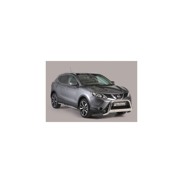 Bullbar Omologat RAR, Misutonida 4x4 Medium Bar, Culoare Argintiu, Nissan Qashqai - EDK.ro