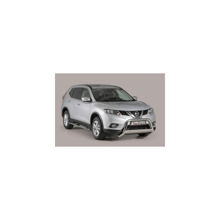 EC Homologated Bullbar, Misutonida 4x4 Medium Bar, Color Silver, Nissan X-Trail - EDK.ro