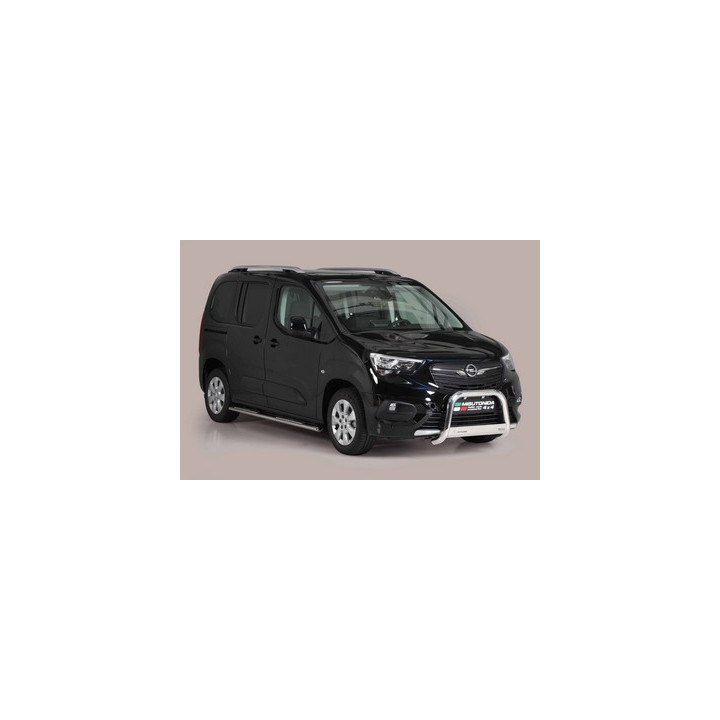 EC Homologated Bullbar, Misutonida 4x4 Medium Bar, Color Silver, Opel Combo - EDK.ro