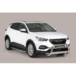 EC Homologated Bullbar, Misutonida 4x4 Medium Bar, Color Black, Opel Grandland X - EDK.ro