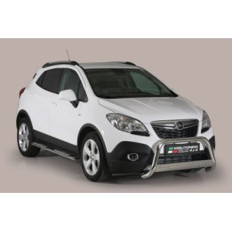 EC Homologated Bullbar, Misutonida 4x4 Medium Bar, Color Black, Opel Mokka - EDK.ro