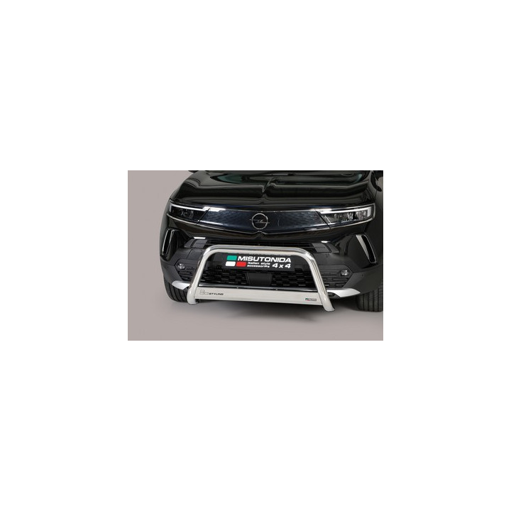 Bullbar Omologat RAR, Misutonida 4x4 Medium Bar, Culoare Argintiu, Opel Mokka - EDK.ro