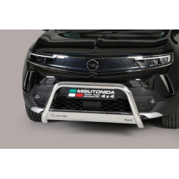 EC Homologated Bullbar, Misutonida 4x4 Medium Bar, Color Black, Opel Mokka - EDK.ro