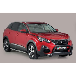 Bullbar Omologat RAR, Misutonida 4x4 Medium Bar, Culoare Negru, Peugeot 3008 - EDK.ro