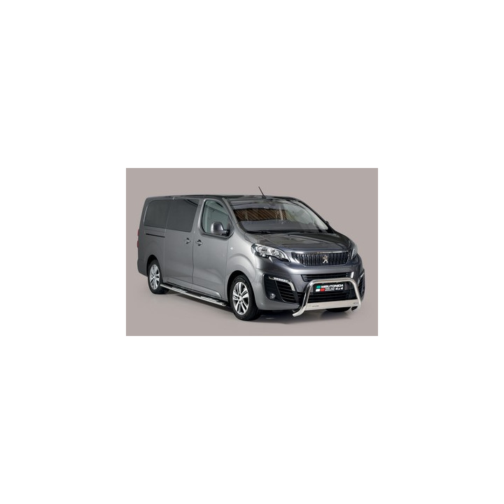EC Homologated Bullbar, Misutonida 4x4 Medium Bar, Color Black, Peugeot Expert 2016 - Present - EDK.ro