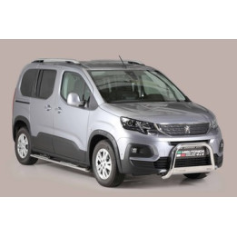 Bullbar Omologat RAR, Misutonida 4x4 Medium Bar, Culoare Argintiu, Peugeot Rifter 2018 - Prezent - EDK.ro