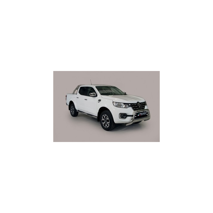 Bullbar Omologat RAR, Misutonida 4x4 Medium Bar, Culoare Argintiu, Renault Alaskan - EDK.ro