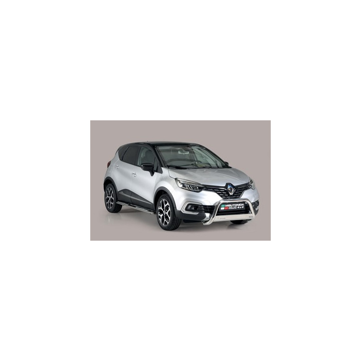 EC Homologated Bullbar, Misutonida 4x4 Medium Bar, Color Silver, Renault Captur - EDK.ro