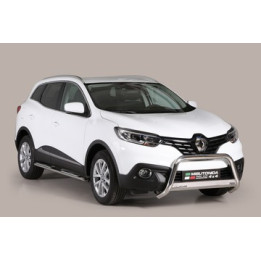 EC Homologated Bullbar, Misutonida 4x4 Medium Bar, Color Black, Renault Kadjar - EDK.ro