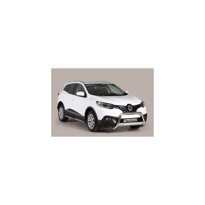 EC Homologated Bullbar, Misutonida 4x4 Medium Bar, Color Black, Renault Kadjar - EDK.ro