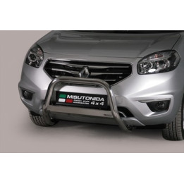 EC Homologated Bullbar, Misutonida 4x4 Medium Bar, Color Silver, Renault Koleos - EDK.ro