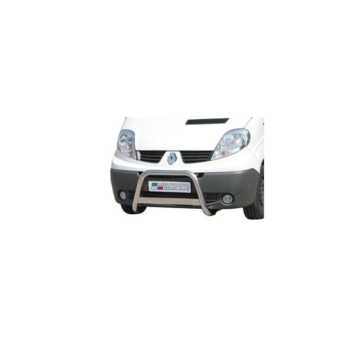 EC Homologated Bullbar, Misutonida 4x4 Medium Bar, Color Silver, Renault Trafic 2007 - 2013 - EDK.ro