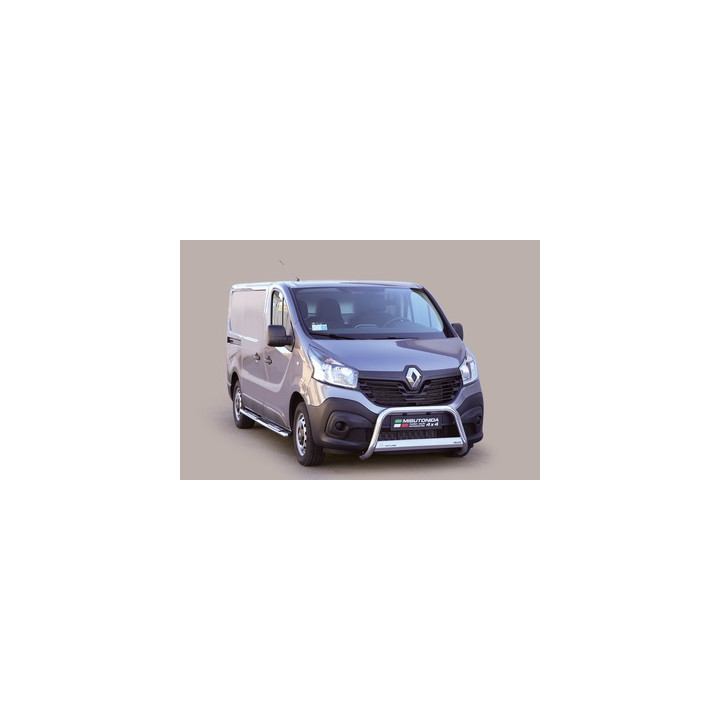 Bullbar Omologat RAR, Misutonida 4x4 Medium Bar, Culoare Argintiu, Renault Trafic 2014 - Prezent - EDK.ro