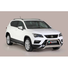 EC Homologated Bullbar, Misutonida 4x4 Medium Bar, Color Silver, Seat Ateca - EDK.ro