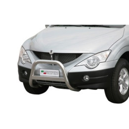 Bullbar Omologat RAR, Misutonida 4x4 Medium Bar, Culoare Negru, SsangYong Actyon Sports - EDK.ro