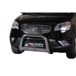 EC Homologated Bullbar, Misutonida 4x4 Medium Bar, Color Black, SsangYong Korando - EDK.ro