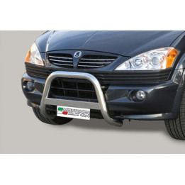 EC Homologated Bullbar, Misutonida 4x4 Medium Bar, Color Black, SsangYong Kyron - EDK.ro