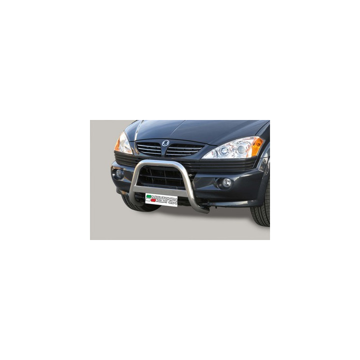 EC Homologated Bullbar, Misutonida 4x4 Medium Bar, Color Black, SsangYong Kyron - EDK.ro