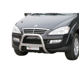 EC Homologated Bullbar, Misutonida 4x4 Medium Bar, Color Silver, SsangYong Kyron - EDK.ro