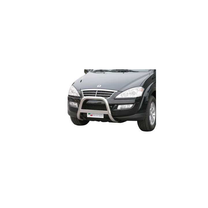 EC Homologated Bullbar, Misutonida 4x4 Medium Bar, Color Silver, SsangYong Kyron - EDK.ro