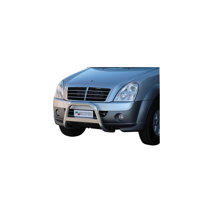 Bullbar Omologat RAR, Misutonida 4x4 Medium Bar, Culoare Negru, SsangYong Rexton - EDK.ro