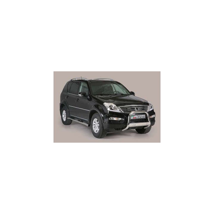 EC Homologated Bullbar, Misutonida 4x4 Medium Bar, Color Black, SsangYong Rexton - EDK.ro