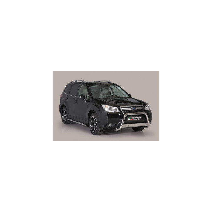 EC Homologated Bullbar, Misutonida 4x4 Medium Bar, Color Silver, Subaru Forester - EDK.ro